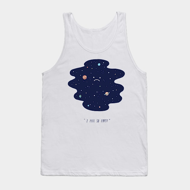 Negative Space Tank Top by Haasbroek